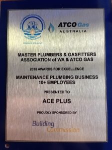 2015 Maintenance Plumbing Business of the Year